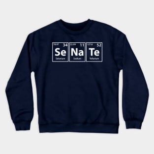 Senate (Se-Na-Te) Periodic Elements Spelling Crewneck Sweatshirt